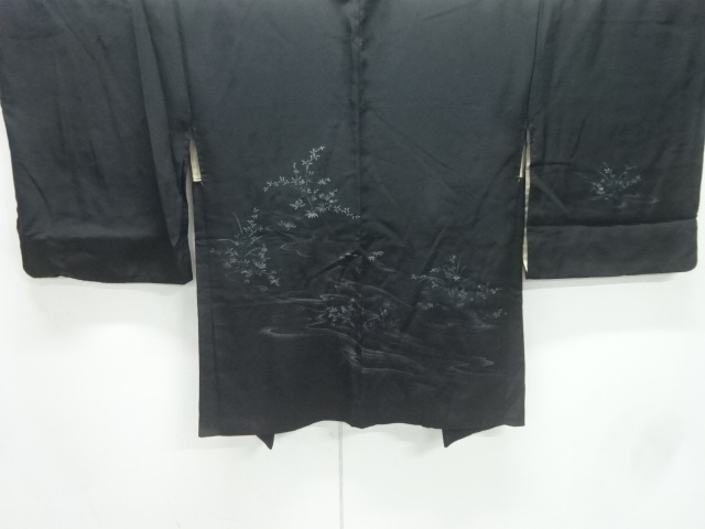 JAPANESE HAORI / WOVEN FLORAL PLANTS